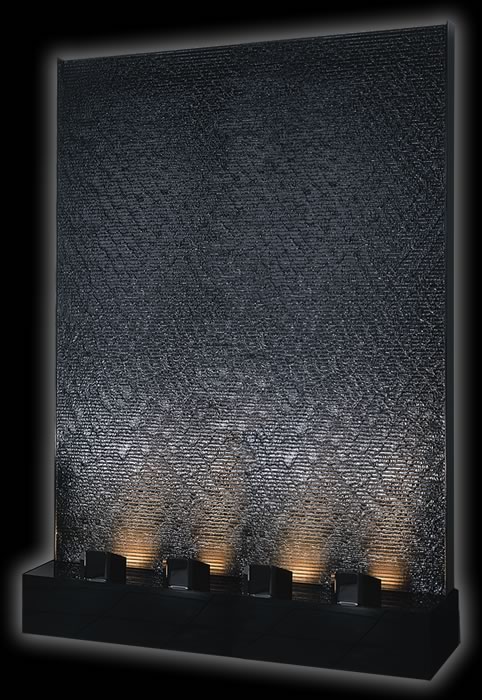 Giant 6' x 8' Black Acrylic Aqua Fall Water Panel